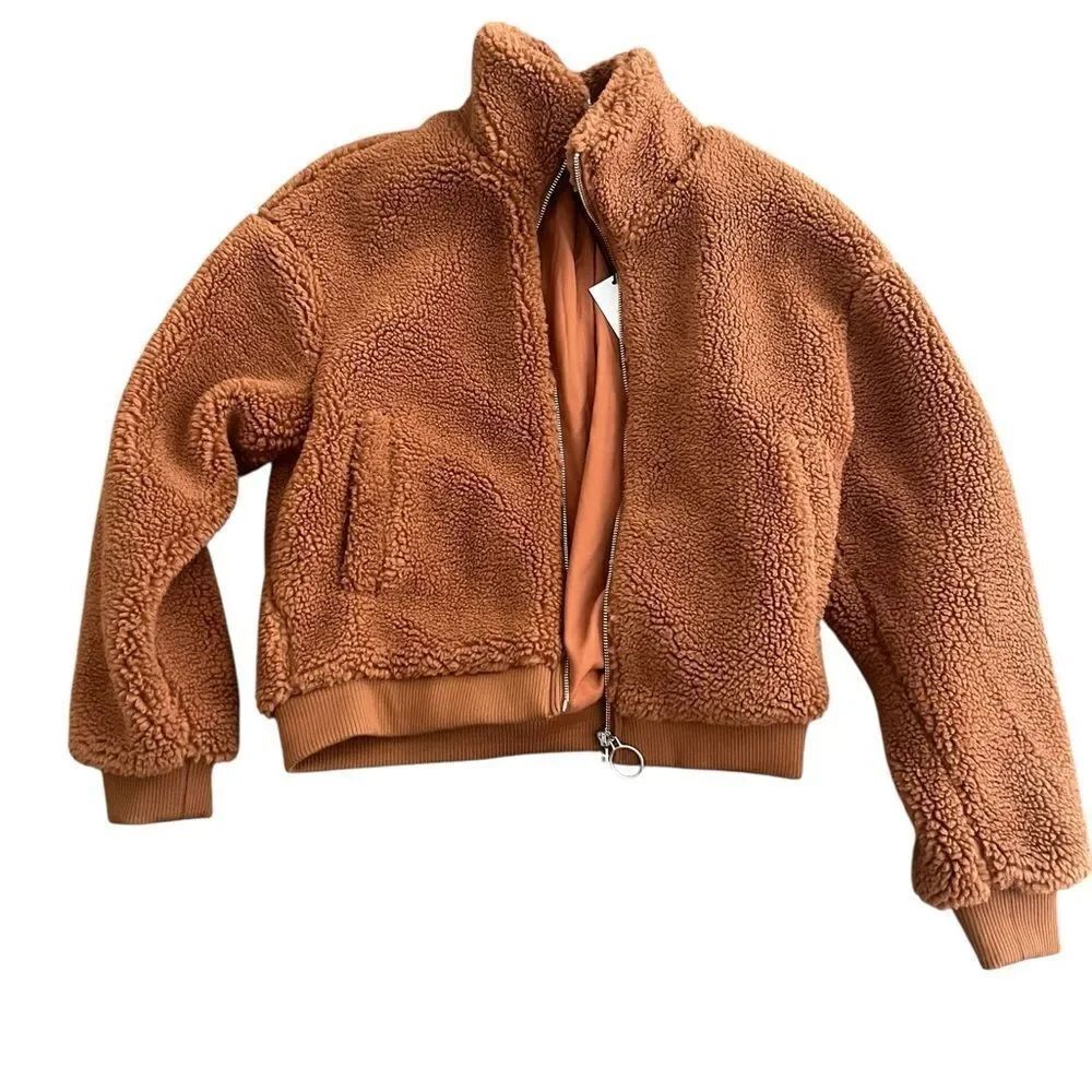 WeWoreWhat Sherpa Teddy Bomber Jacket - Picture 2 of 9